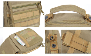 KANGO 600D Nylon Multicam tattico <span class=keywords><strong>Molle</strong></span> custodia compatta resistente all'acqua EDC custodia per zaino gilet Duty cintura - Product Image 6