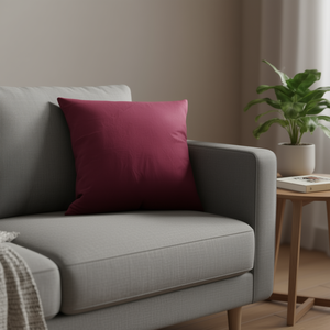 หมอนอิงกำมะหยี่สีแดงไวน์แบบดัตช์ ขนาด 45*45 ซม. หมอนรองนั่งและหมอนอิงสุดหรู - Product Image 2