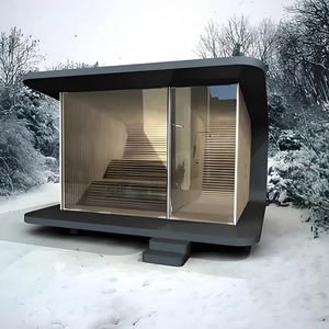 Lusso 2-3 persone casa popolare all'aperto Sauna elettrica regolare Sauna pronta consegna 4 persona Sauna esterna con doccia - Product Image 5