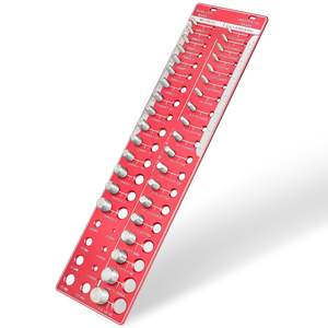 Fabrikant Hoge Precisie Aangepaste 34/42 Moer En Bout Draad Checker 15 Metrische & 19 Standaard Checker Draad Identificatie Meter - Product Image 1