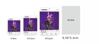 Op maat gemaakte camera-vormige uittrekbare UV-geprinte acryl sleutelhanger met schuifbare fototas, Kpop gratis cadeautjes, sterfans, creatieve celebrity