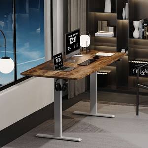 NBHY Oficina moderna Motor único eléctrico Altura ajustable Escritorio Ergonómico Sit Stand Desk - Product Image 4
