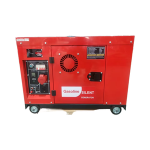 Groupe électrogène silencieux à châssis ouvert 5 kW 6 kVA, essence, 220 V, démarrage automatique, alternateur télécommandé, 1500 tr/min, triphasé, 50 Hz 60 Hz, OT-003 Gaso - Product Image 1