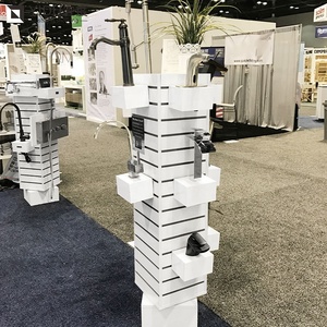 Modern <strong>Stand</strong> for Bathroom Store Integrated with Sanitary Ware Display and Ceramic Tile <strong>Trivet</strong> Mat System - Product Image 4