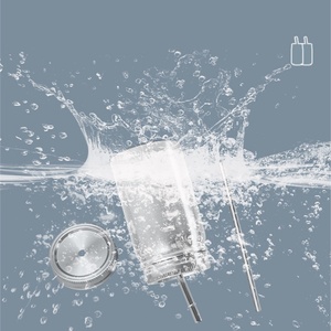 Vaso de acero inoxidable 304 de pared de doble capa con pajita, jugo, té de la leche, botella de agua aislada con burbujas, taza de agua de regalo - Product Image 5