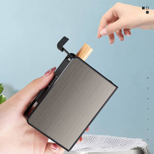 KY vente en gros <span class=keywords><strong>pas</strong></span> <span class=keywords><strong>cher</strong></span> Focus marque 20 bâtons automatique hommes Portable Vintage en aluminium <span class=keywords><strong>étui</strong></span> <span class=keywords><strong>à</strong></span> cigarettes <span class=keywords><strong>personnalisé</strong></span> - Product Image 4