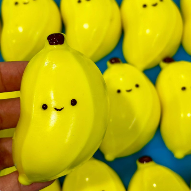 Small banana-yellow