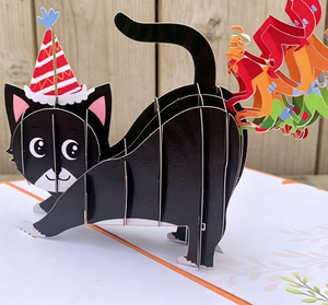<span class=keywords><strong>Carte</strong></span> de vœux pop-up 3D chat fait main en gros avec confettis et motif fumigène, taille et logo personnalisables, <span class=keywords><strong>carte</strong></span> en papier avec enveloppe pour anniversaire - Product Image 4