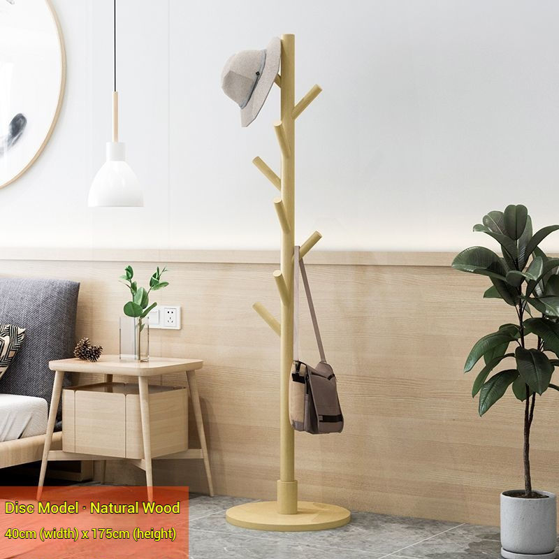 เสาเดี่ยวเป็นสีไม้ธรรมชาติและสูง1.75เมตร