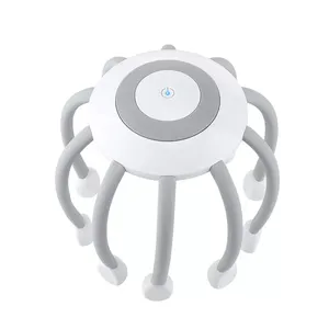 Masseur de tête électrique vibrant intelligent rechargeable à 8 têtes automatiques, outil de <span class=keywords><strong>massage</strong></span> vibrant en forme de pieuvre pour le cuir chevelu - Product Image 3