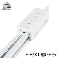 Roulement linéaire en aluminium de haute précision pour équipement industriel, argenté 40160-6SS