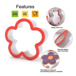 3D Cam + màu xám cạnh Biscuit Cutter Nhựa Tùy Chỉnh Cookie cutter Set - Product Image 2