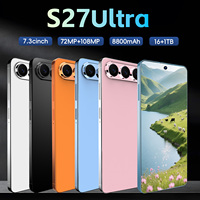 S27 Ultra 5G Smartphone 7,3 Zoll HD LCD 120Hz Display 16GB RAM 1TB ROM 108MP Kamera 8800mAh Dual SIM Gesichtserkennung