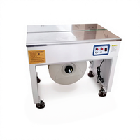 Machine à cerclage semi-automatique 207 pour table haute, pour bande PP, emballage de cartons, double moteur, cycle de 3 secondes