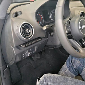 Accessoires de voiture en Fiber de carbone, garniture de porte intérieure de voiture, couvercle de panneau de Console de commande <span class=keywords><strong>centrale</strong></span> pour <span class=keywords><strong>Audi</strong></span> A3 8V S3 <span class=keywords><strong>RS3</strong></span> - Product Image 6