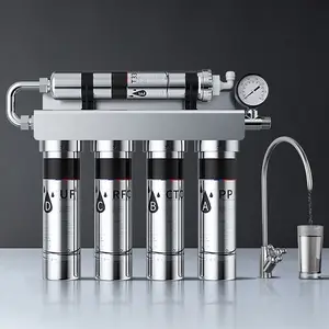 Filtro <span class=keywords><strong>de</strong></span> <span class=keywords><strong>agua</strong></span> <span class=keywords><strong>de</strong></span> alto flujo 100gpd, sistema <span class=keywords><strong>de</strong></span> ósmosis inversa, purificador <span class=keywords><strong>de</strong></span> <span class=keywords><strong>agua</strong></span> para el hogar, encimera <span class=keywords><strong>de</strong></span> acero bajo el fregadero - Product Image 1