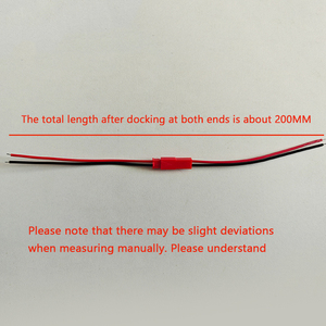 ขั้วต่อปลั๊ก JST แบบ 2 พิน สำหรับยานพาหนะและของเล่นบังคับวิทยุ สายเคเบิล DIY สำหรับผู้ชายและผู้หญิง - Product Image 6
