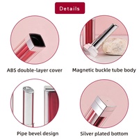 Excellente qualité, conteneur vide haut de gamme transparent rouge clair tube de brillant à lèvres liquide rouge à lèvres emballage de maquillage