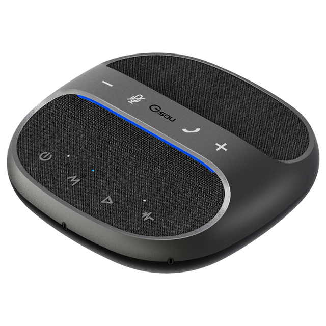 Gsou CF22 USB Conference Speakerphone with BT5.3 Speaker for Conference Room Desktop Speakerphone Table Array Microphone