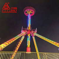 Manèges de fête foraine en plein air 110 °   Grand Pendule Rotatif Discovery pour Adultes