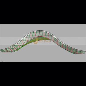 Escultura Decorativa de Acero Inoxidable ANW5584 Estilo Art Deco Personalizada para Uso en Interiores y Exteriores, Proyecto de Ingeniería Metálica 304/316 - Product Image 5
