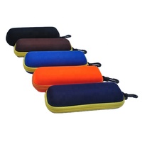 Étui à lunettes de sport rectangulaire en EVA souple, personnalisable avec logo en couleur, vente chaude directe usine