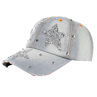 Casquette de baseball pour l'extérieur en denim avec logo personnalisé tie-dye pour femmes