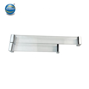 KINGSLAM <strong>Clear</strong> Tempered Glass <strong>Pulls</strong> Custom Length <strong>Drawer</strong> and Dresser Handles for Bedroom and Kitchen Cabinets - Product Image 2