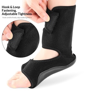 Supporto per Caviglia <span class=keywords><strong>con</strong></span> Fascia di Sostegno, Chiusura a Strappo, in Neoprene e Nylon Traspirante, Protezione Sportiva Indossabile nelle <span class=keywords><strong>Scarpe</strong></span>, Unisex - Product Image 3
