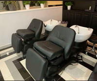Chaise portable de lavage des cheveux, équipement électrique réglable pour shampooing, fauteuil avec bol, évier pour salon