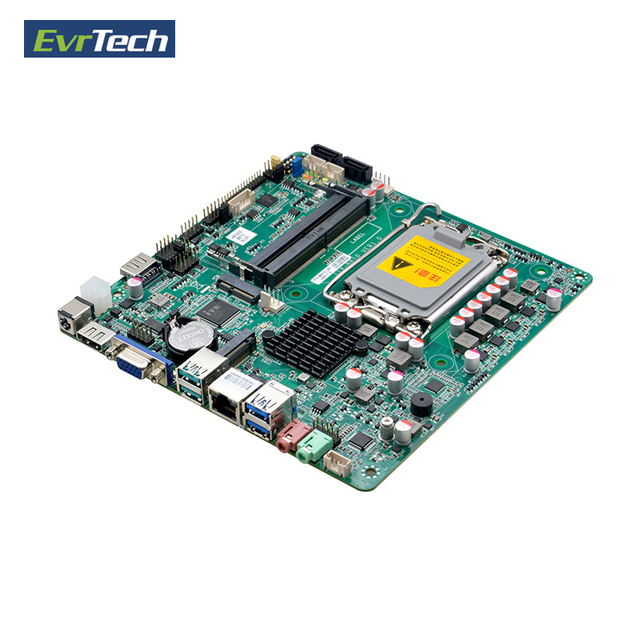 Scheda Madre  OEM H610 Chipset Mini Itx Board Lga1700 12th 13th Intel I3 I5 I7 I9 DDR4 128G M.2 X86 Industrial Motherboard