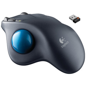 Souris de jeu sans fil M570 2,4 GHz avec trackball optique ergonomique pour joueurs, compatible avec Windows 10/8/7, testée officiellement - Product Image 5