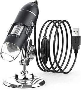 Microscope numérique professionnel 2-en-1 USB 1920x1440 pour réparation de téléphones mobiles, caméra optique vidéo, mise au point manuelle, iOS Android - Product Image 1