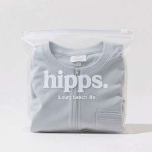 Sacs en polyéthylène à fermeture éclair EVA personnalisés pour vêtements, chaussettes et chaussures avec matériau recyclable et logo personnalisé - Product Image 1