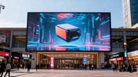 Módulo de Pantalla LED para Publicidad Exterior Multicolor SMD Shengpeng P3, Duradero, Brillo de 4000 cd, Ángulo de Visión de 150°