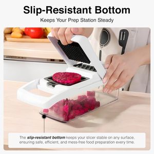 Cortador de Verduras 26 en 1, Cortador de Cocina Multifuncional Transfronterizo, Kit de Rallador y Triturador, Picador de Verduras - Product Image 6