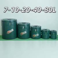 Ensemble de 5 glacières rondes 7-10-20-40-80L – Garde au chaud et au froid – Glacières tendance pour la conservation de la fraîcheur et des glaçons