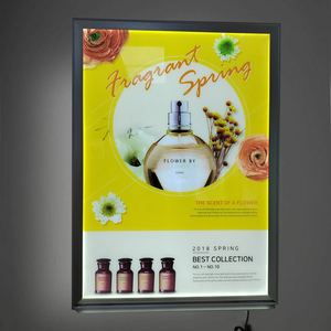 2025 cadre d'affiche LED rectangle en aluminium ultra mince <span class=keywords><strong>et</strong></span> boîte à lumière publicitaire - Product Image 4