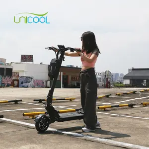 Unicool China supplier 52v 18,2ah lithium battery dual motor electric scooter unisex 2000w trotinete eletrica