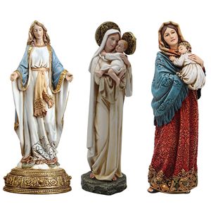 Articles religieux catholiques en gros, <span class=keywords><strong>Jésus</strong></span>, Vierge Marie, Saint Jude, statue de la Vierge Marie en résine, souvenir de baptême, articles religieux catholiques - Product Image 5