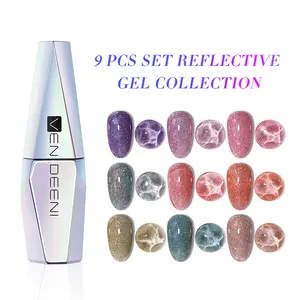 Nail Polish Supplier Own Brand Galaxy Cat's Eye Gel Aurora 9D Cat's Eye Gel Star Luminous Nail Polish 9D Cat's Eye