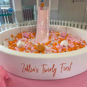 Area Giochi Morbida per Bambine Rosa, Attrezzature per Giochi al Coperto per Noleggio e Feste per Bambini - Product Image 4