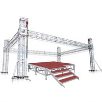 Structure en aluminium durable |   Structure de support d'éclairage de scène portable pour festival, spectacle en direct, installation de scène de fête