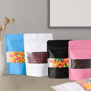 Tùy chỉnh in đứng lên túi ăn được mùi bằng chứng thực phẩm kẹo Cookie Ziplock bao bì Kraft túi giấy - Product Image 6