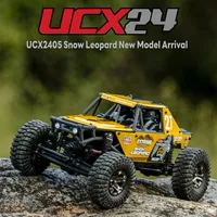Voiture RC tout-terrain miniature 4x4 UDIRC UCX2405 en métal 1/24 avec moteur brushless/brossé, véhicule d'escalade sur rochers RTR, jouets de voiture RC
