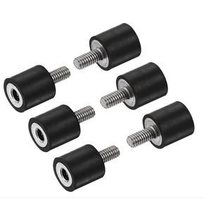 M6 남성 여성 고무 댐퍼 진동 방지 절연체 마운트 충격 흡수 장치 D20mm x H10mm - Product Image 1