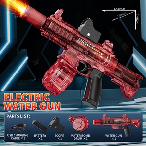 2025 nuova CustomizationElectric M416 pistole ad acqua automatica ad acqua ad acqua pistola elettronica suono e luce per i bambini - Product Image 5