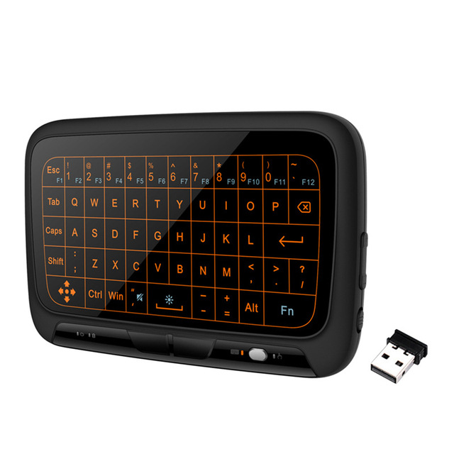 H18 air Mouse Remote Controller 2.4G Wireless Keyboard Back Light Touchpad Wireless Keyboard and Mouse Combo