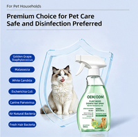 Spray Désodorisant Personnalisé pour Animaux de Compagnie, à Base d'Extraits Végétaux Naturels, Sans Alcool, Doux, pour Chiens et Chats, Fournitures de Toilettage pour Animaux
