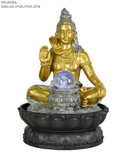 Petite <span class=keywords><strong>fontaine</strong></span> de <span class=keywords><strong>bouddha</strong></span> indien créatif, <span class=keywords><strong>fontaine</strong></span> de <span class=keywords><strong>d</strong></span>écoration intérieure, <span class=keywords><strong>fontaine</strong></span> de cascade <span class=keywords><strong>d</strong></span>'eau avec lumières LED - Product Image 6